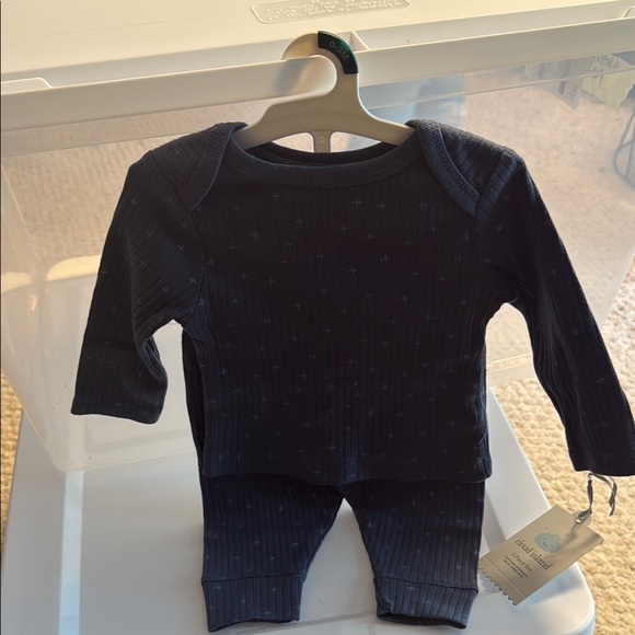 Navy Blue Baby Outfit Set - Picture 1 of 2